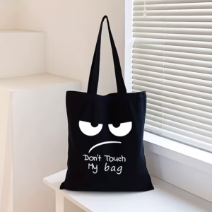 Hands Off Canvas Tote Bag