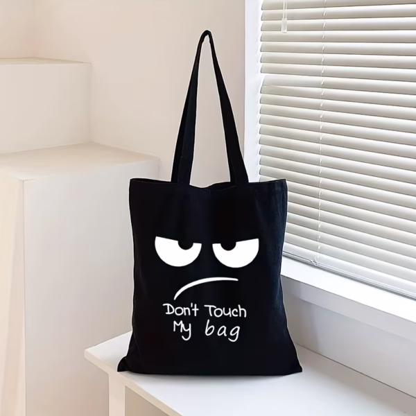 Hands Off Canvas Tote Bag