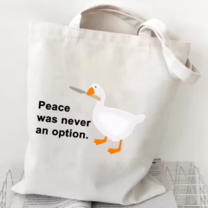 Chaotic Goose Canvas Tote Bag