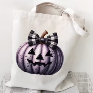 Pumpkin Cutie Canvas Tote Bag